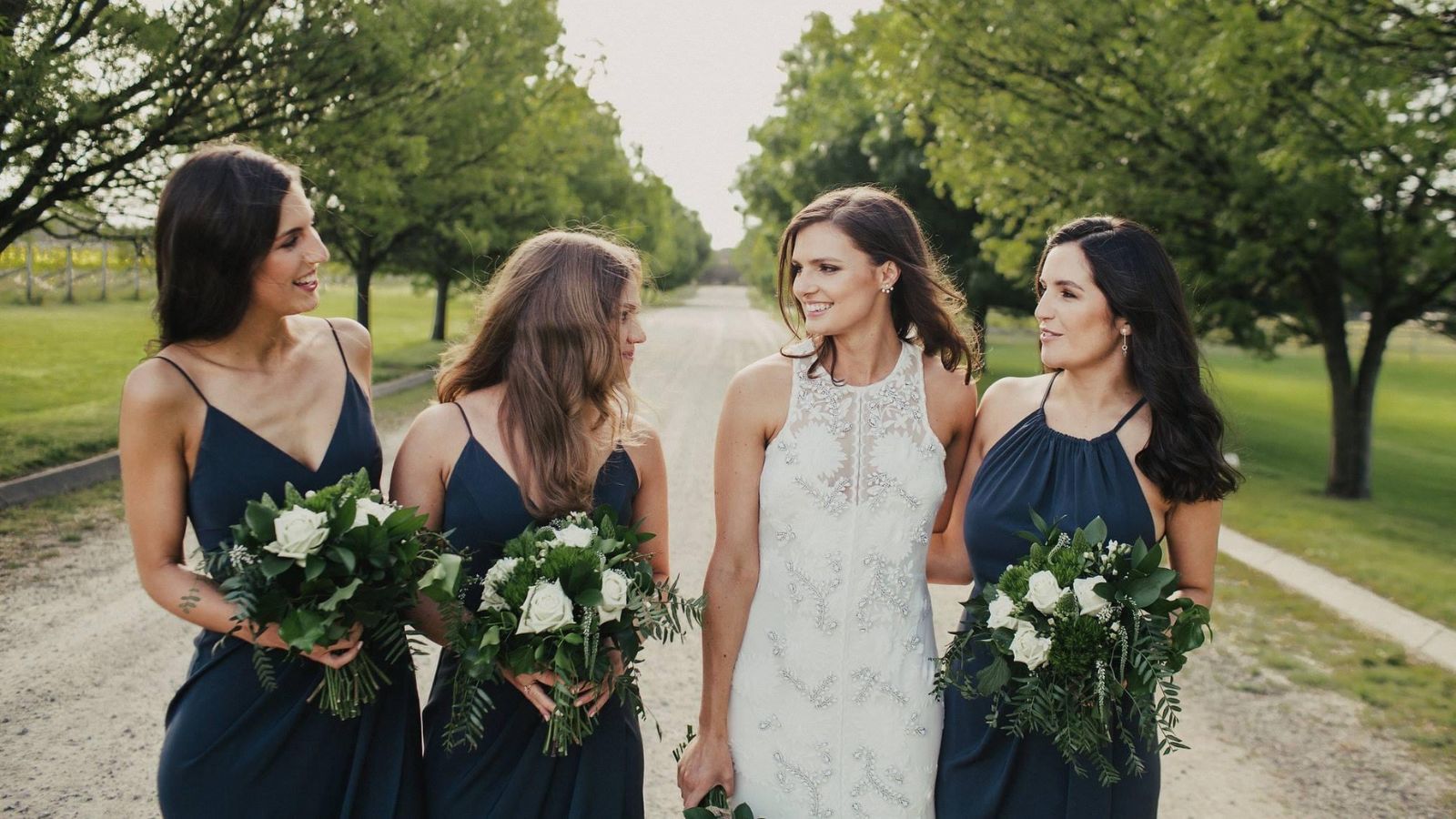 Bride with natural, timeless makeup in Melbourne